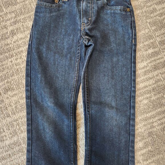Levi's 511 boy's dark wash straight leg jeans size 6 - Picture 6 of 12